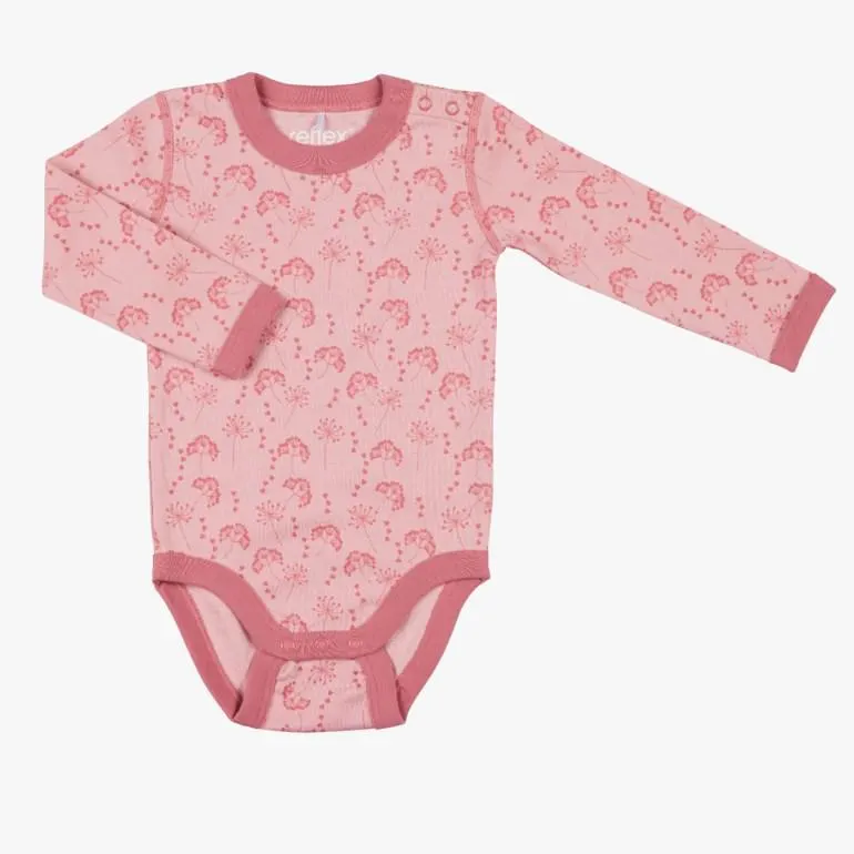 Snøfall body aop ull/bomull, pinklight