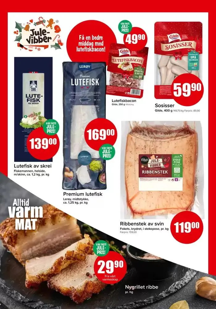 Eurospar Kundeavis fra 24. november til 8. desember 2024 - kundeavisside 2