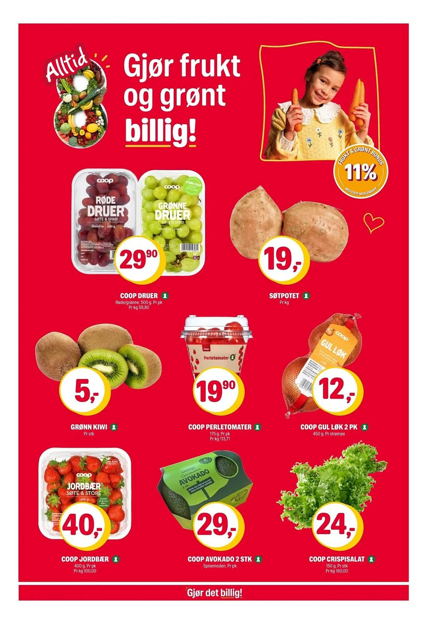 Coop Extra kundeavis fra 2. mars til 8. mars 2026 - kundeavisside 8