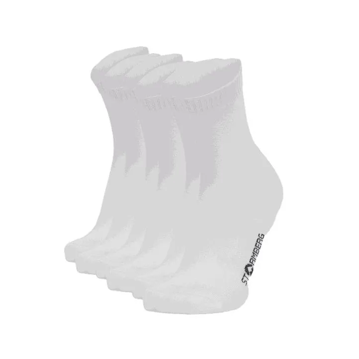 Sira Bamboo Socks 3-pack, sokker unisex, Hvit