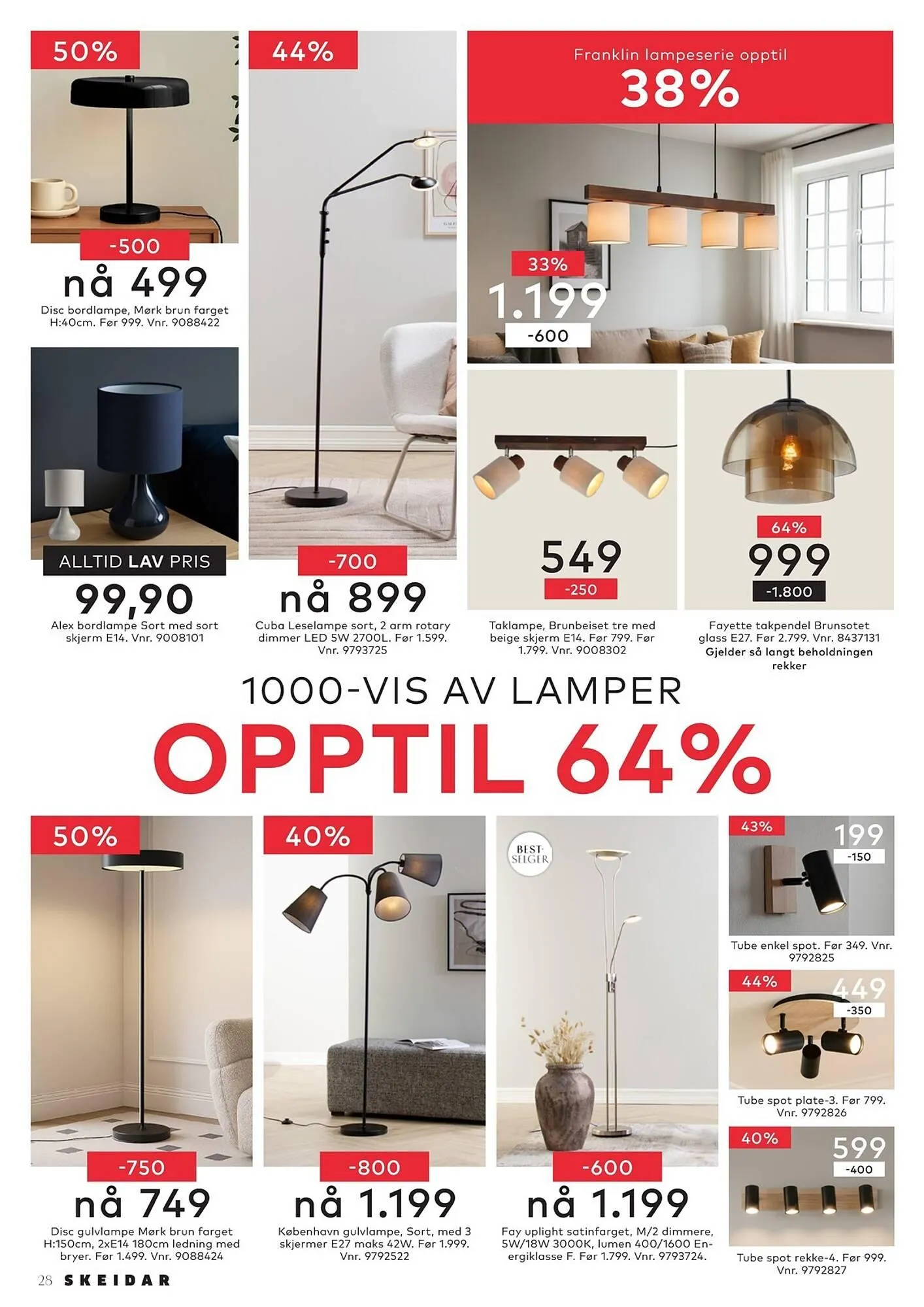 Skeidar kundeavis fra 30. mars til 15. april 2026 - kundeavisside 28