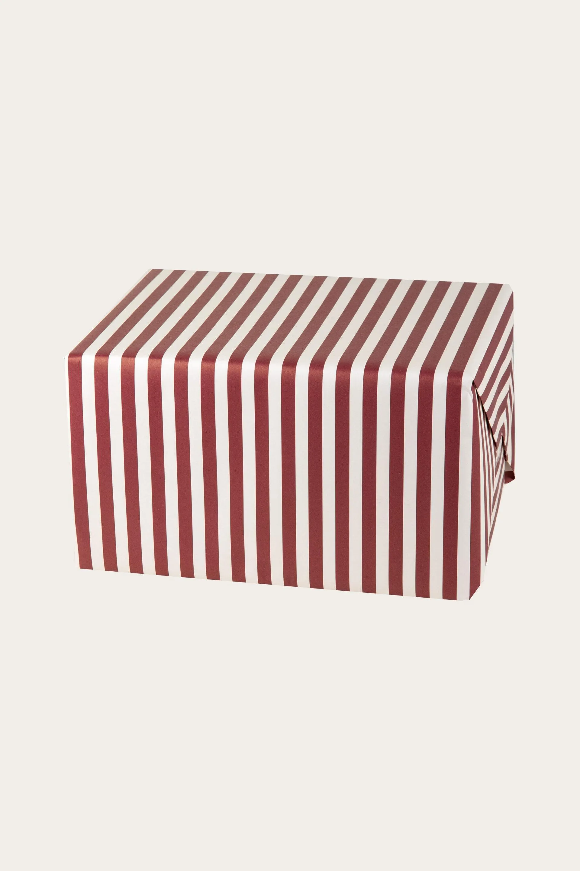 Gavepapir Stripe burgunder/offwhite | Interiør på nett | Lagerhaus.no