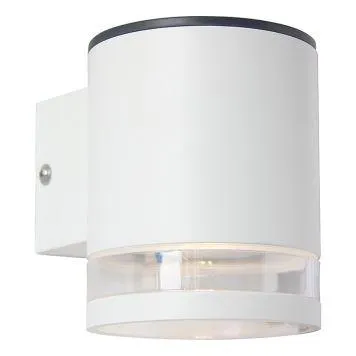 SOLCELLELAMPE VEGG 12X9X12CM HVIT