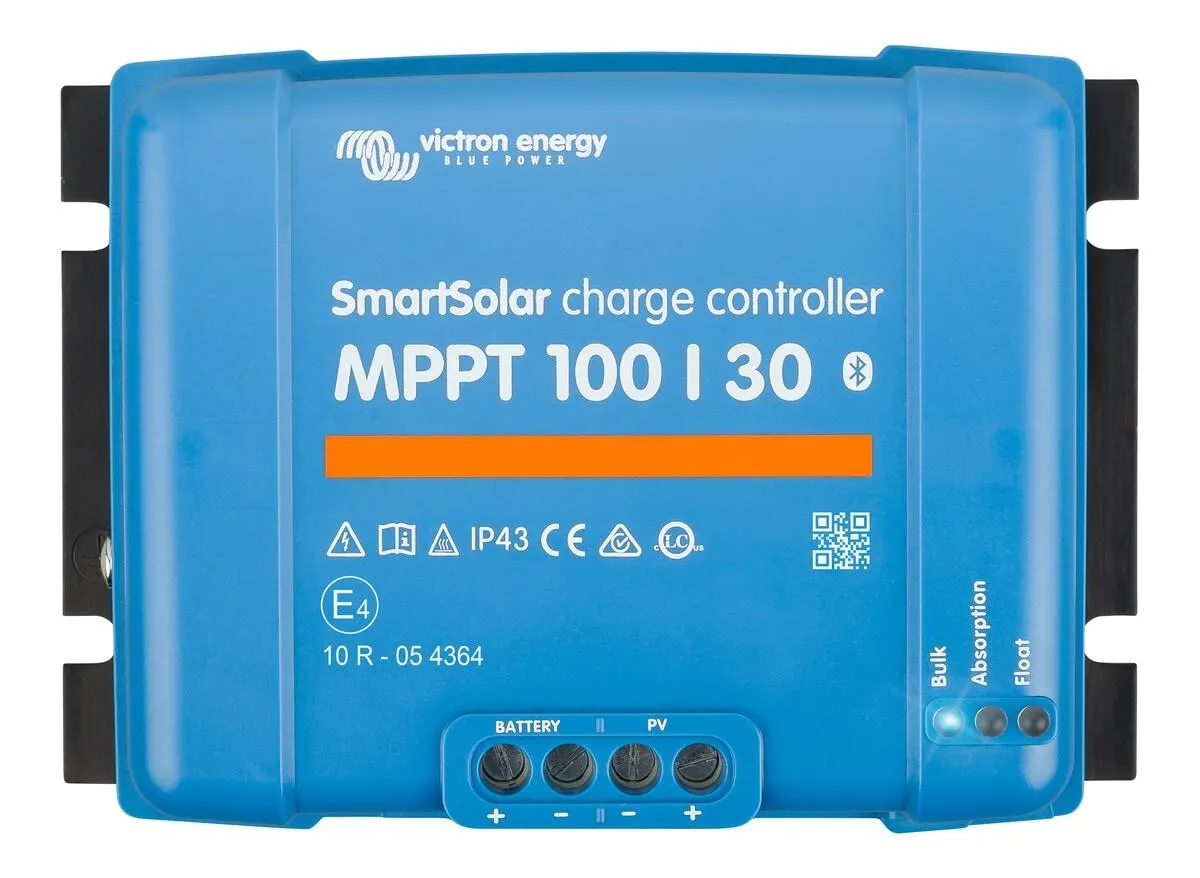 Victron SmartSolar MPPT 100/30 solcelleregulator, 12 V / 24 V