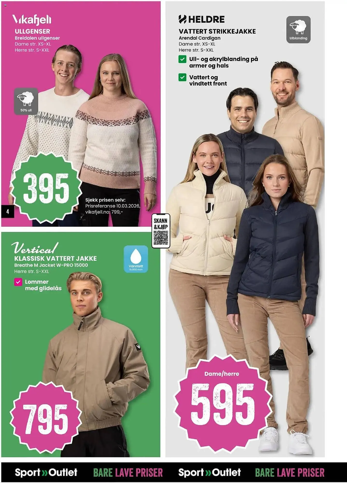 Sport Outlet kundeavis fra 24. mars til 6. april 2026 - kundeavisside 4