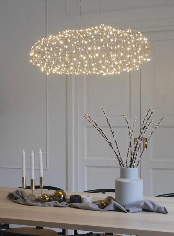 Hayden taklampe L75 - gyllen