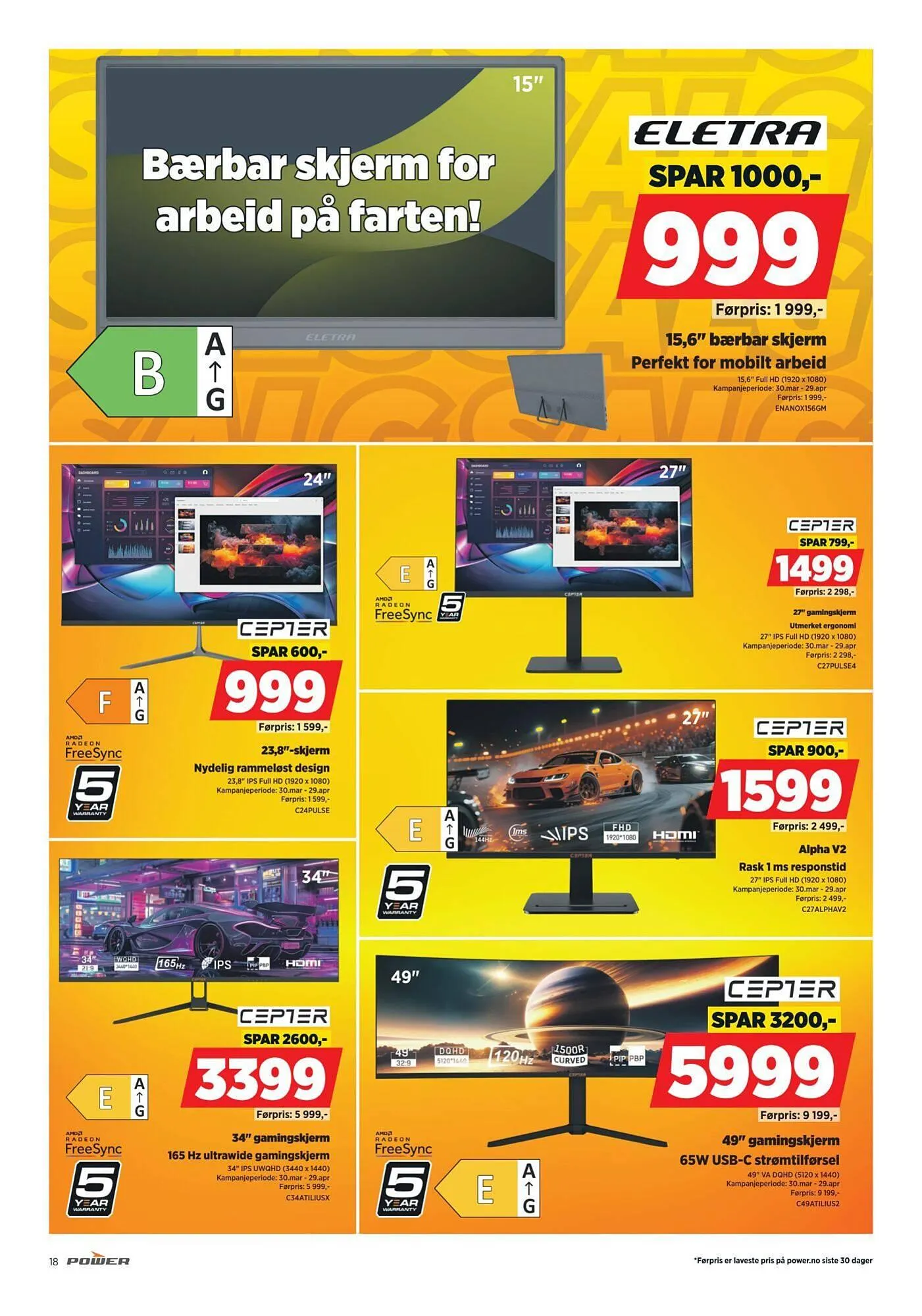 POWER kundeavis fra 20. april til 27. april 2026 - kundeavisside 18