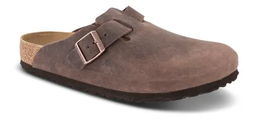 Birkenstock Boston med Regular Soft fotseng Oljeskinn Habana
