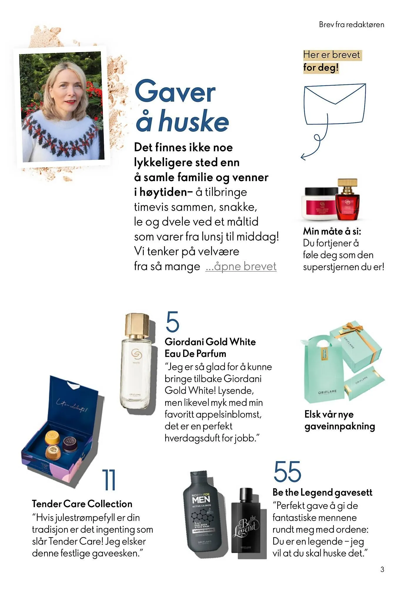 Oriflame katalog fra 10. desember til 30. desember 2025 - kundeavisside 3