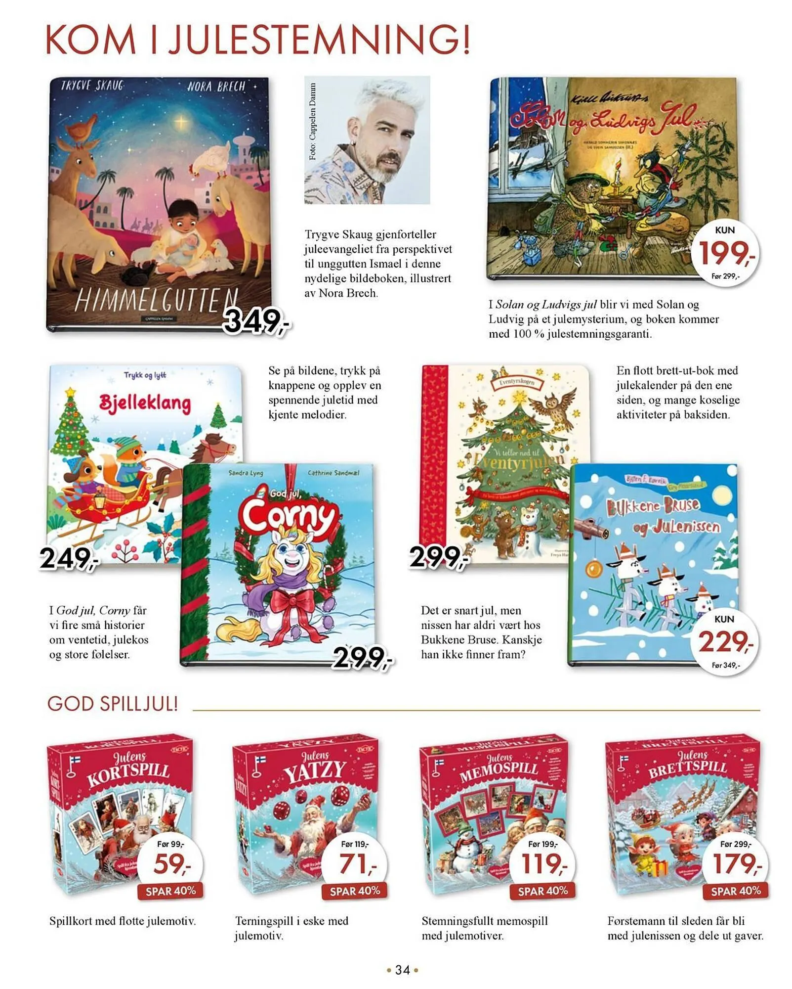 Norli kundeavis fra 2. desember til 31. desember 2025 - kundeavisside 34