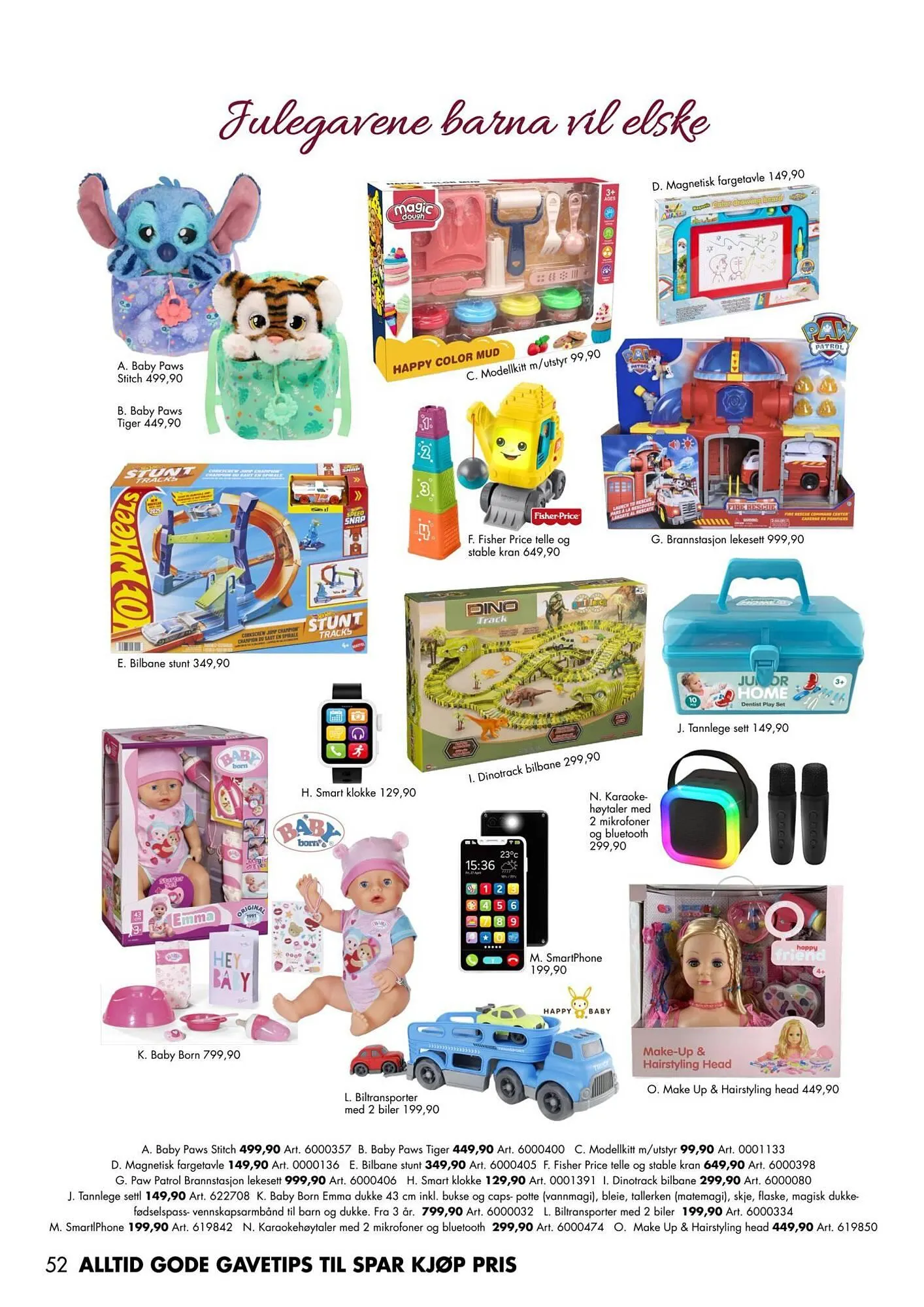 Sparkjøp kundeavis fra 20. oktober til 24. desember 2025 - kundeavisside 52