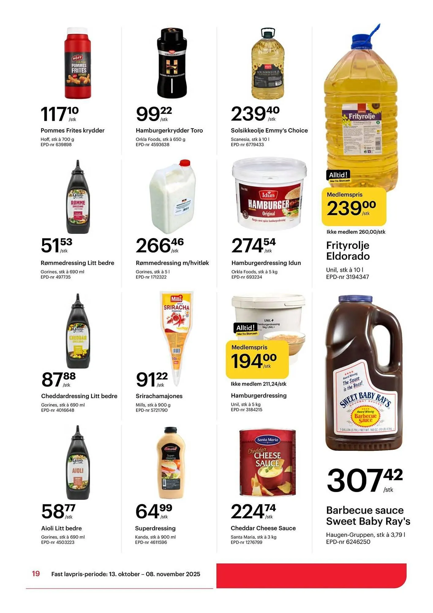 Storcash kundeavis fra 13. oktober til 8. november 2025 - kundeavisside 19