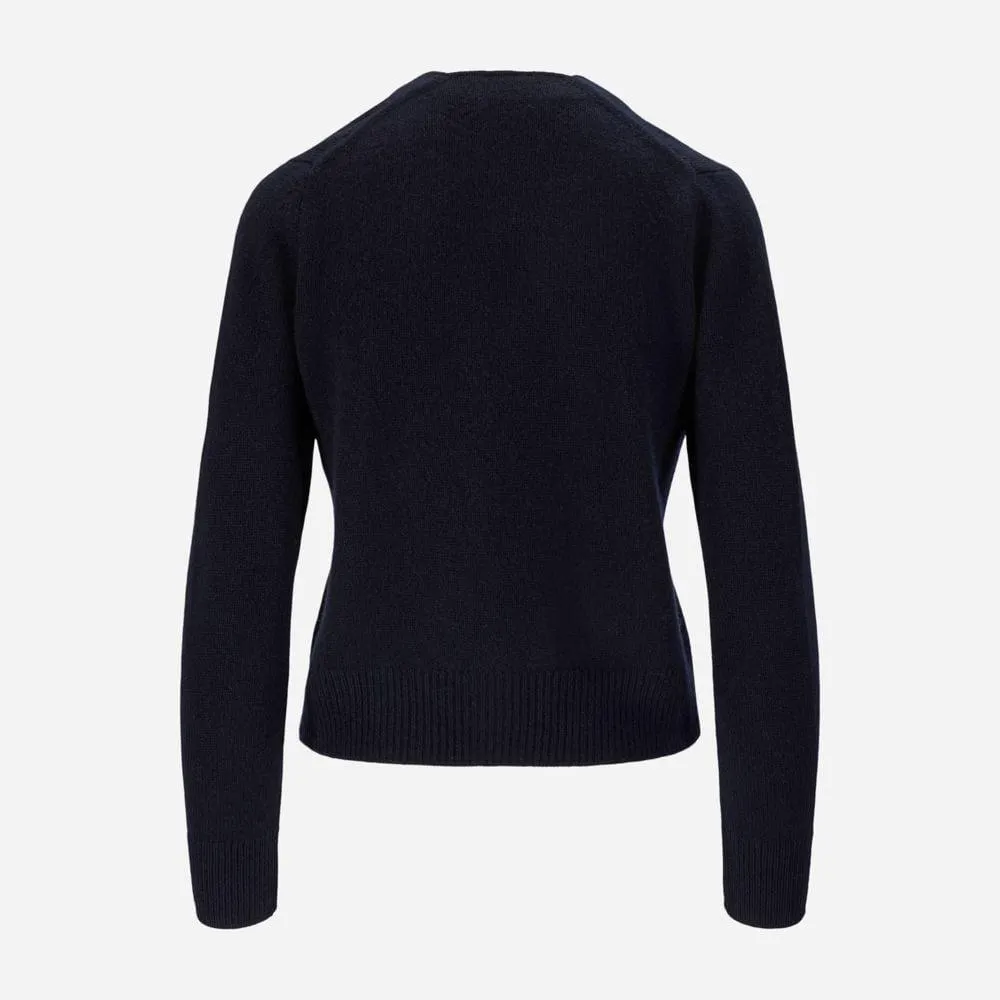 Flat Placket Cardigan - Coastal Blue