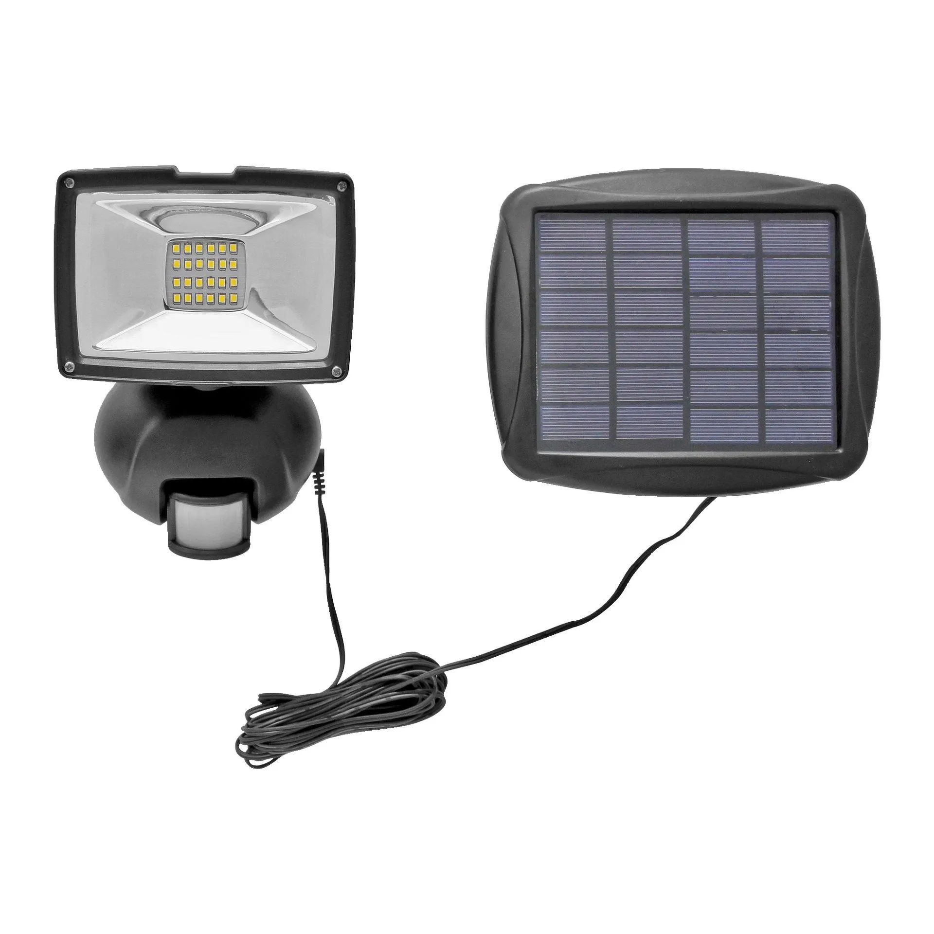 Solcellsstrålkastare med rörelsesensor LED 1000 lm