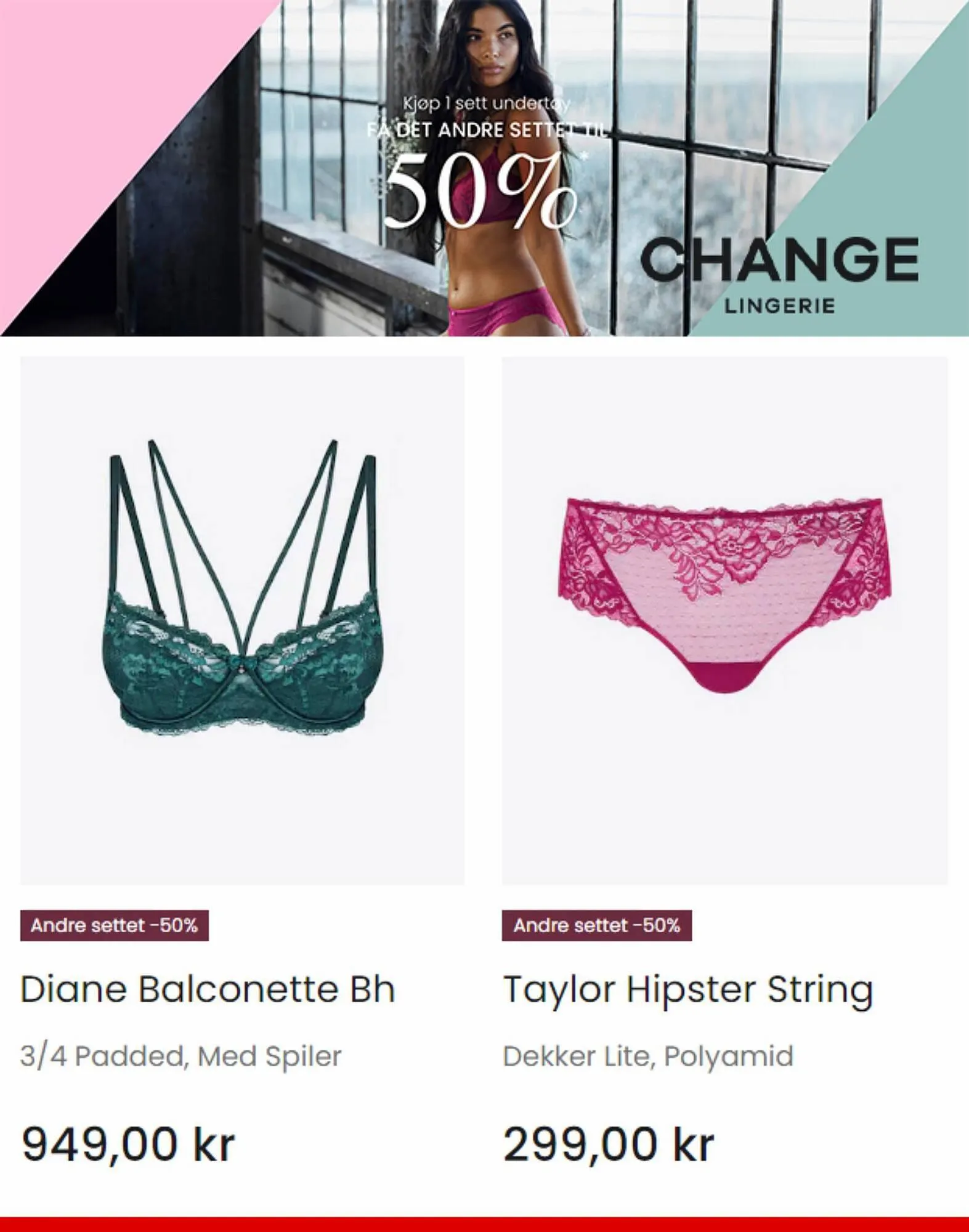CHANGE Lingerie Kundeavis - 1