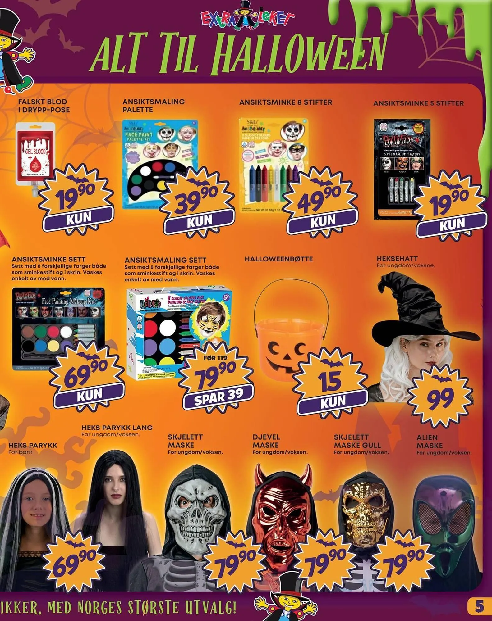 Extra Leker kundeavis fra 21. oktober til 4. november 2025 - kundeavisside 5