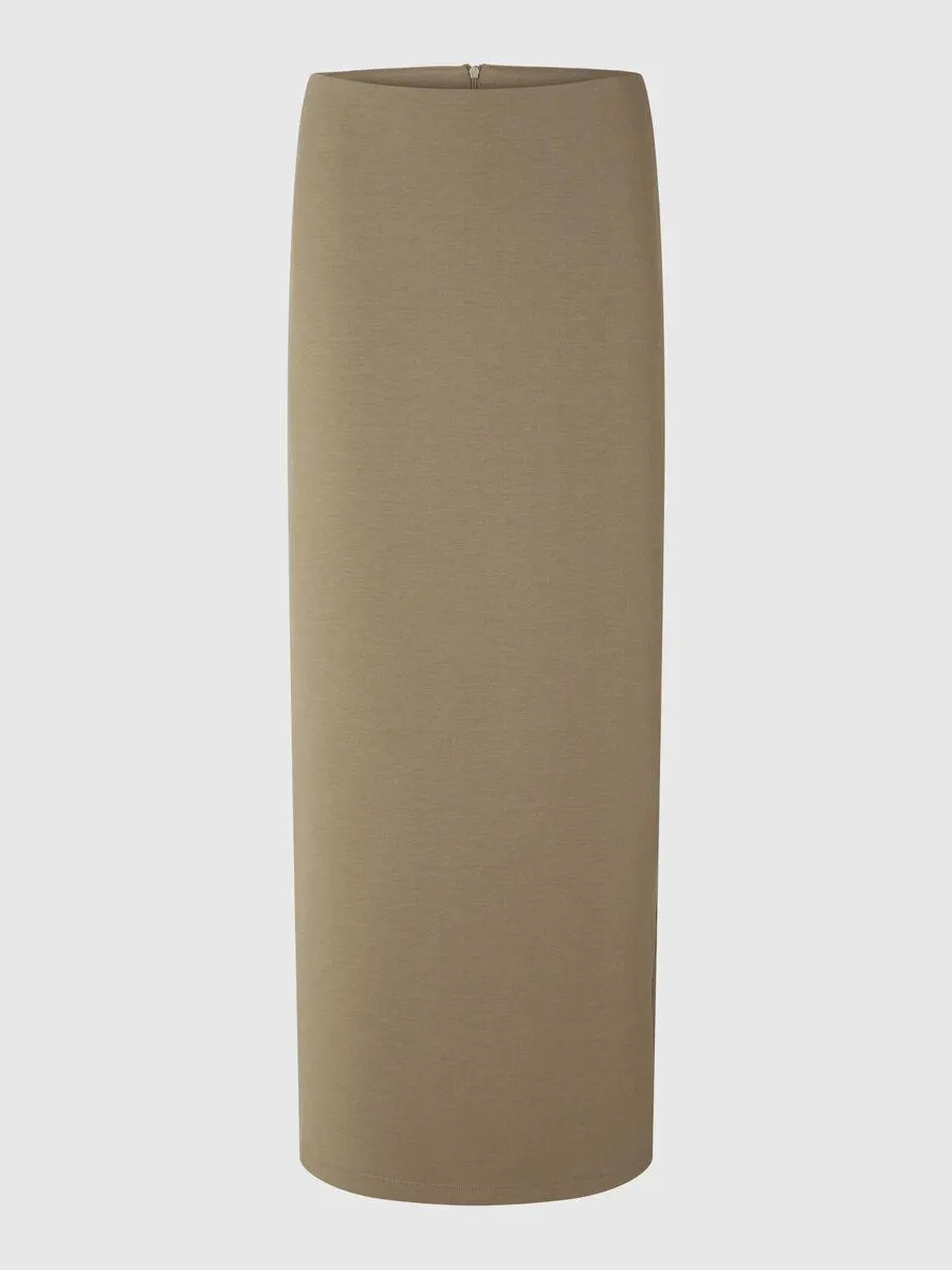 HIGH-WAISTED MAKSISKJØRT