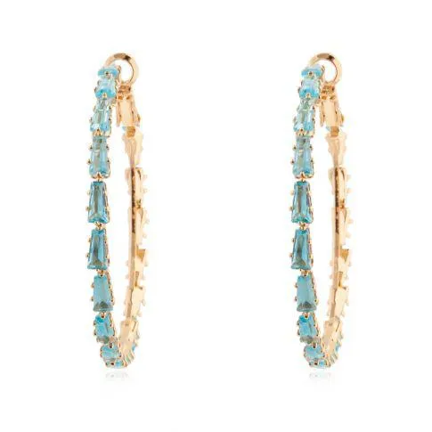 Ear 214 gold Skyblue