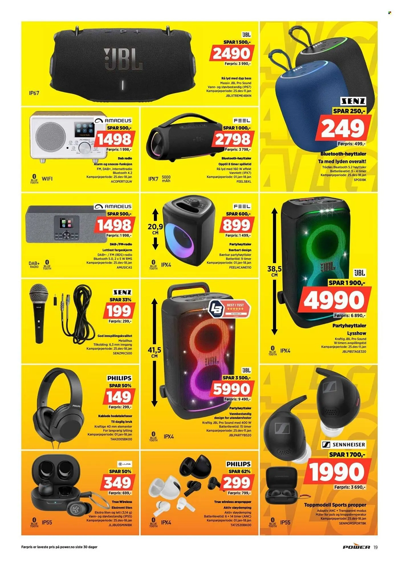 POWER kundeavis fra 1. januar til 4. januar 2026 - kundeavisside 19