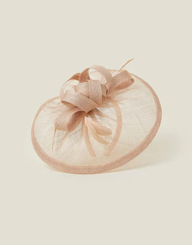 Penelope Sin Bow Fascinator Pink