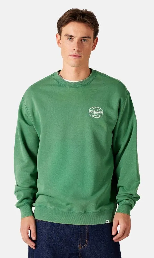 Washed Printed crewneck