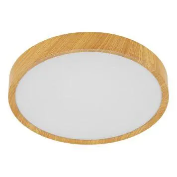 PLAFOND EGLO MUSURITA LED 34CM TRE/HVIT