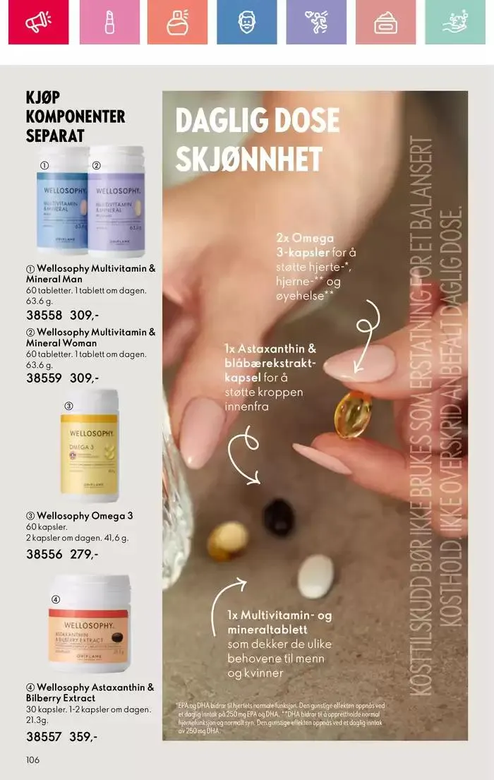 ORIFLAME Kundeavis fra 28. januar til 11. februar 2025 - kundeavisside 106