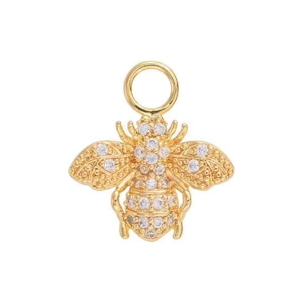 Small Lykke charm, white