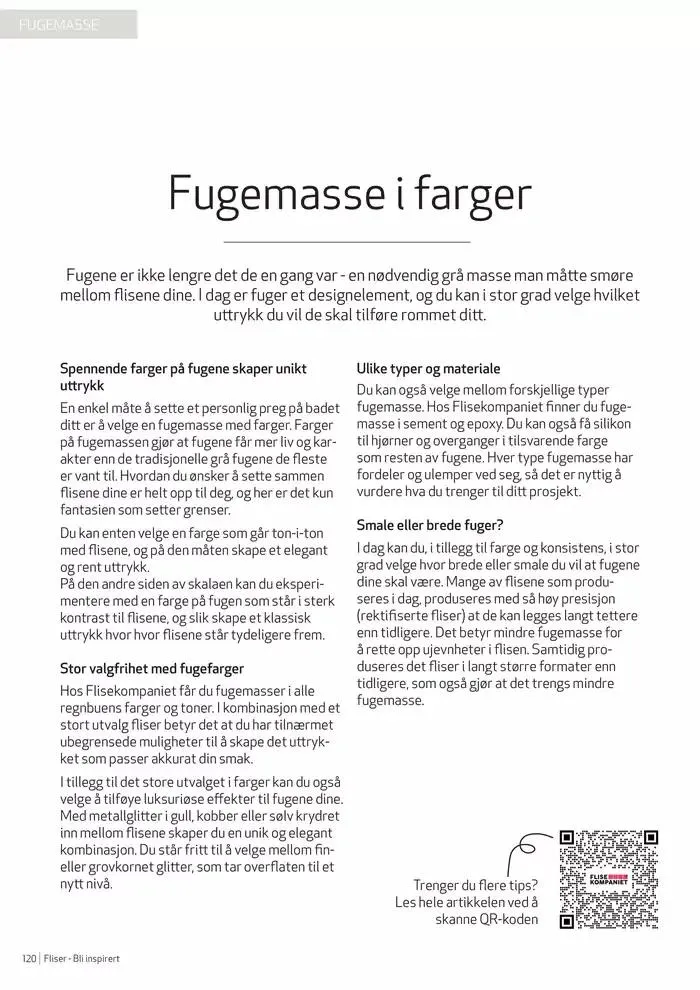 Hjem & baderom fra 29. oktober til 31. desember 2024 - kundeavisside 120