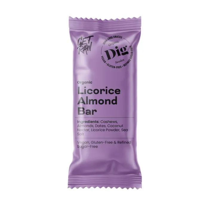 Dig Get Raw Licorice Almond Bar