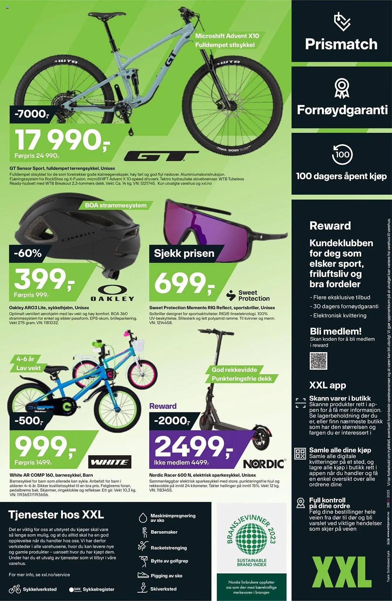 XXL Sport Kundeavis fra 18. september til 24. september 2023 - kundeavisside 28