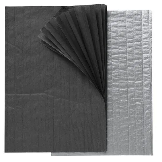 Trekkspillpapir A4 (210x297 mm) 2-pakning, sølv og grå