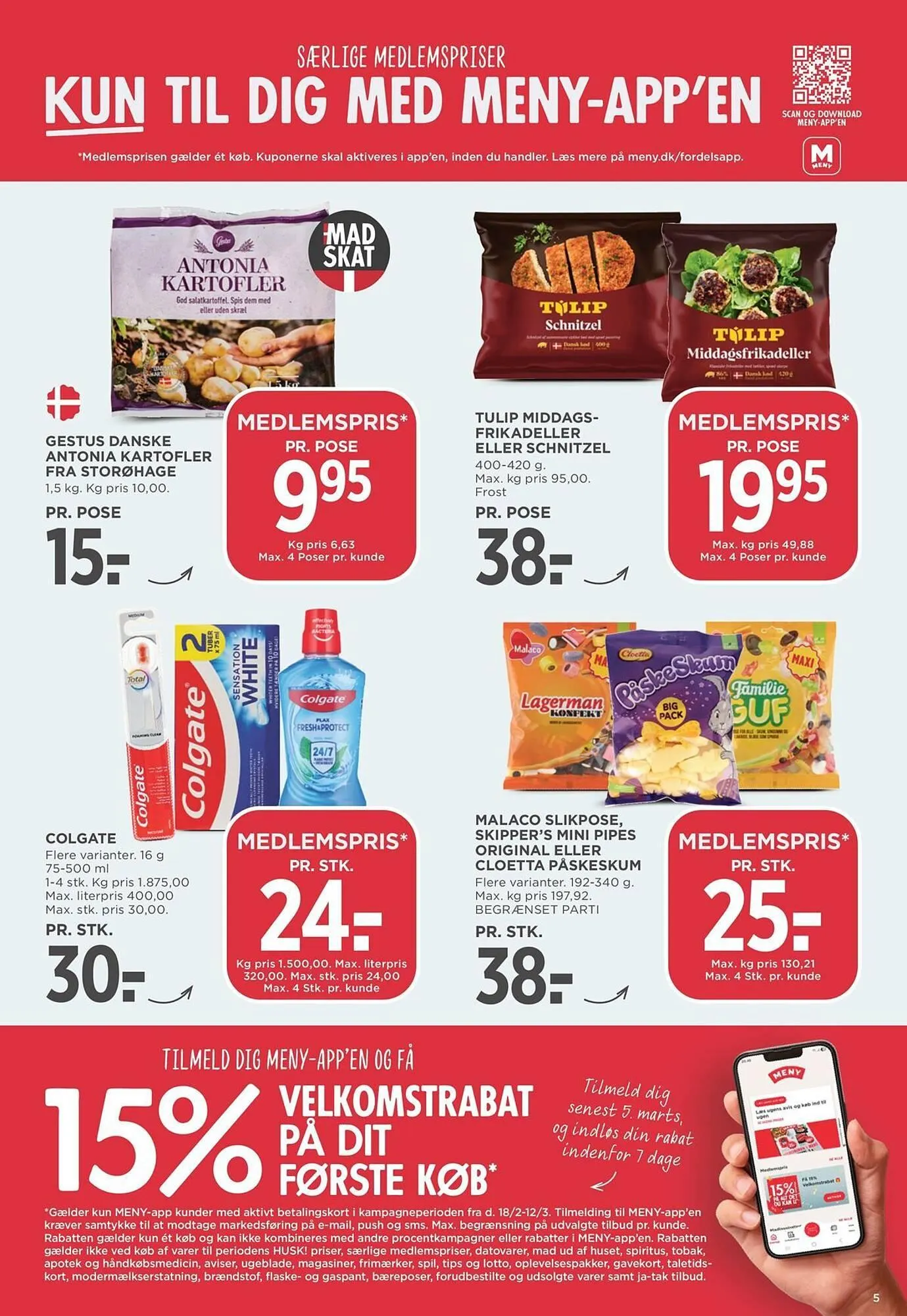 Meny kundeavis fra 27. februar til 5. mars 2026 - kundeavisside 5