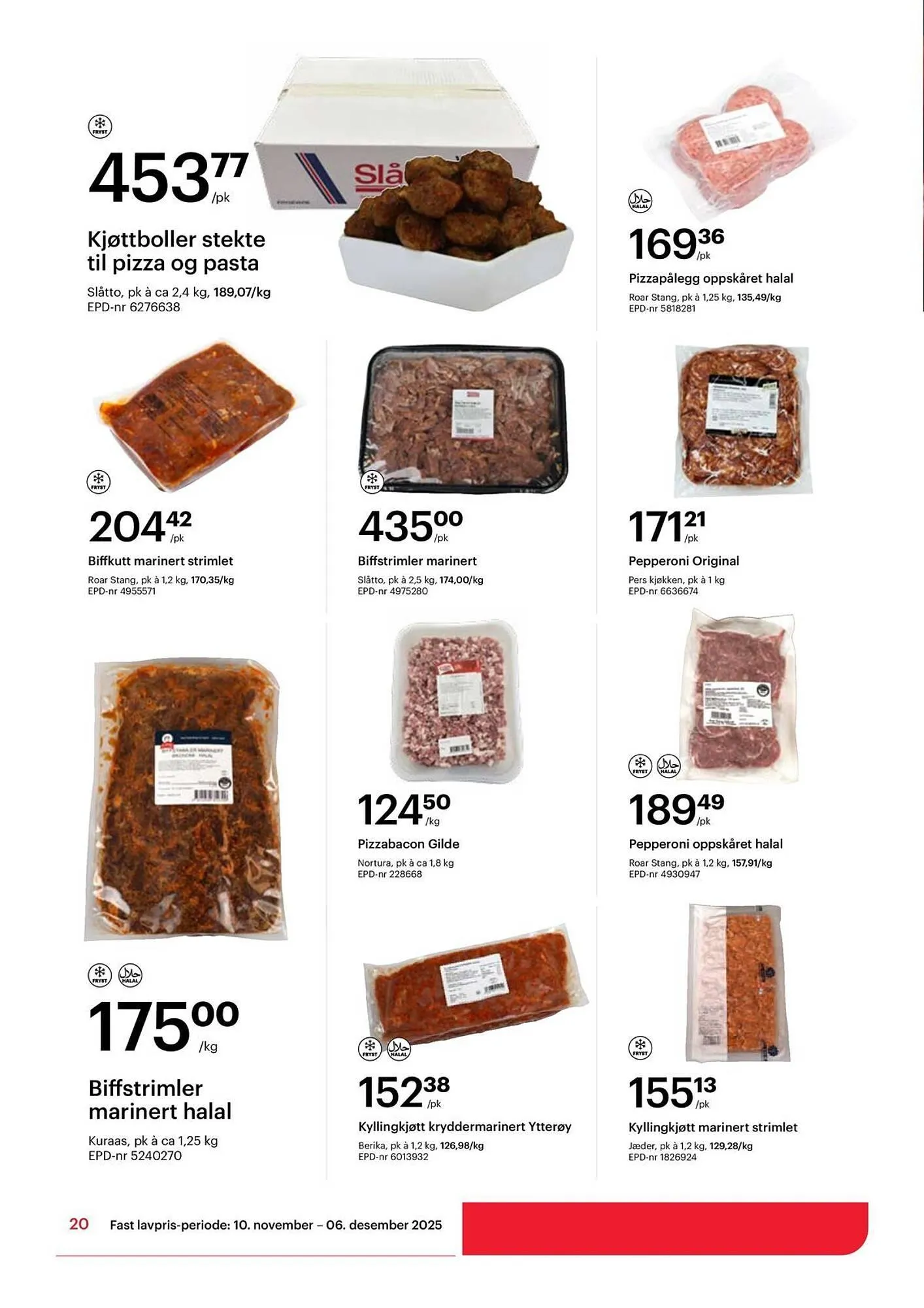 Storcash kundeavis fra 10. november til 6. desember 2025 - kundeavisside 20