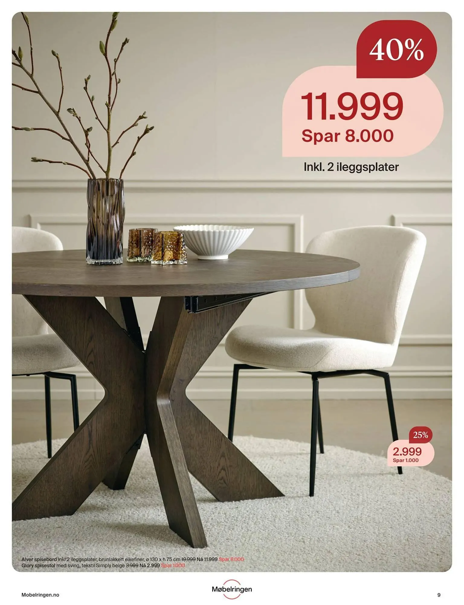 Møbelringen kundeavis fra 24. mars til 28. april 2026 - kundeavisside 9