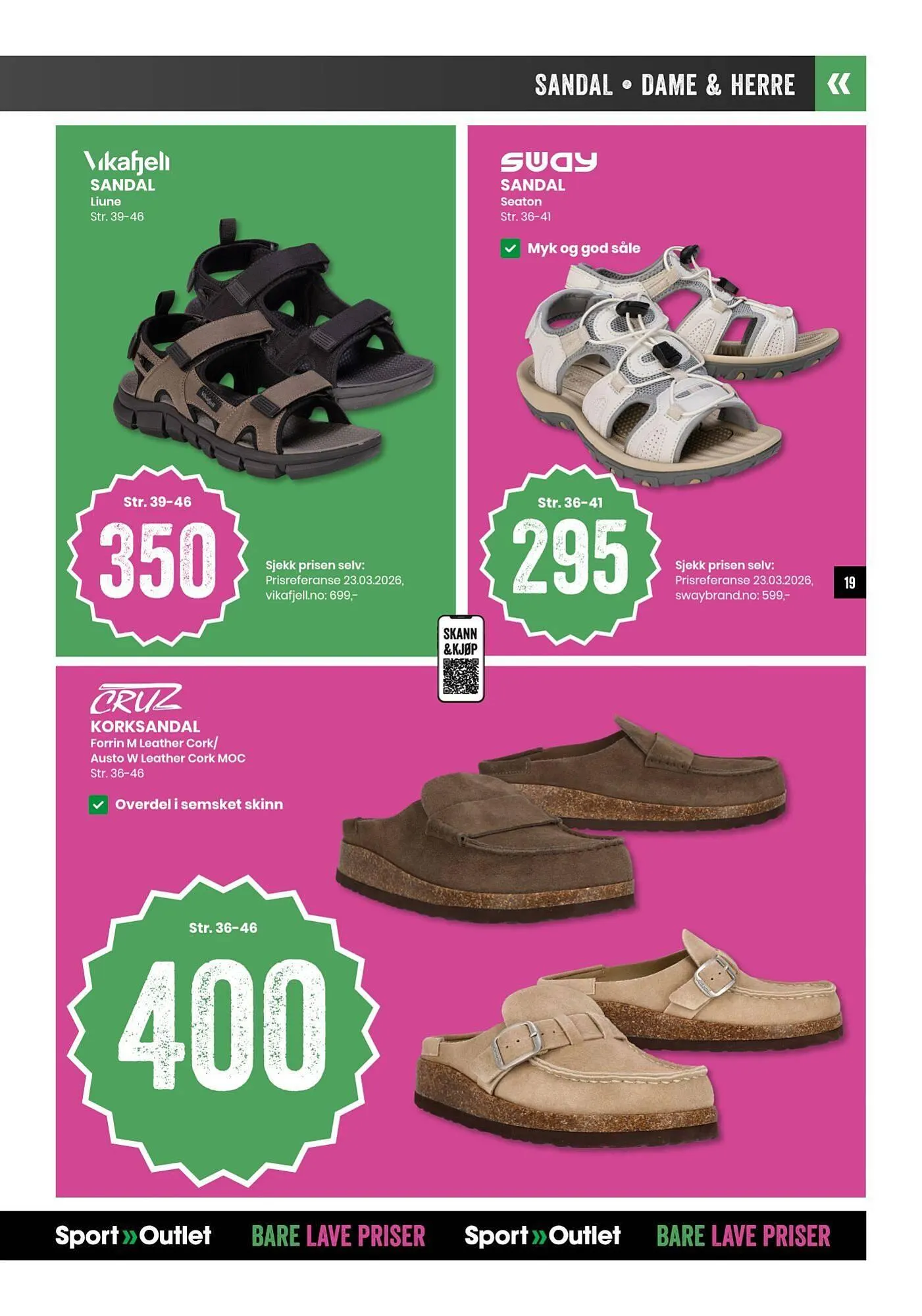 Sport Outlet kundeavis fra 14. april til 4. mai 2026 - kundeavisside 19