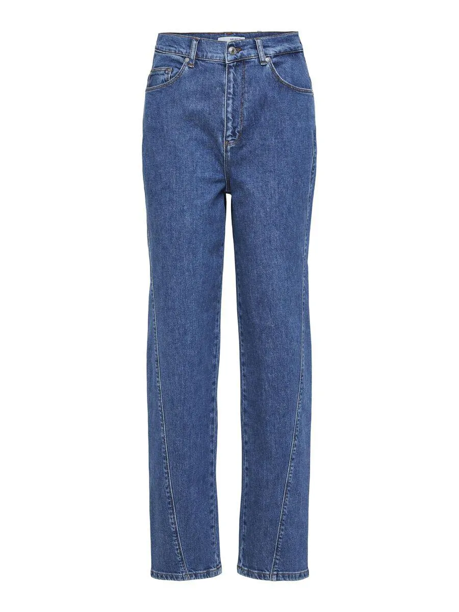 STRAIGHT-LEG JEANS