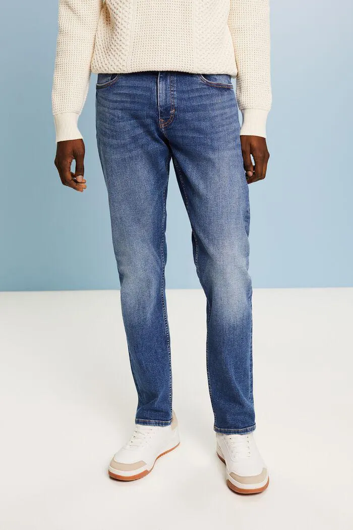 Mid-Rise Slim Jeans
