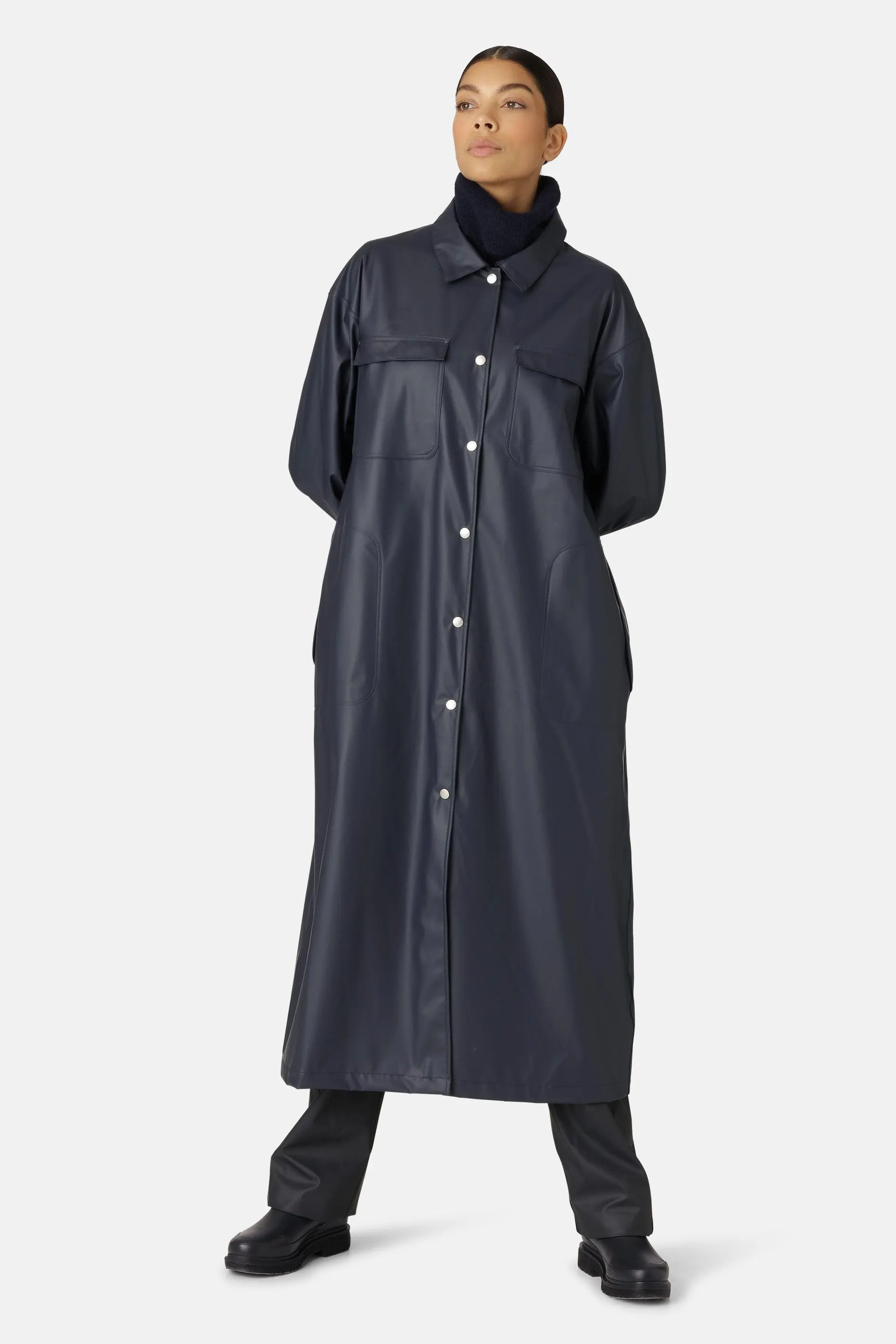 Raincoat - Dark Indigo