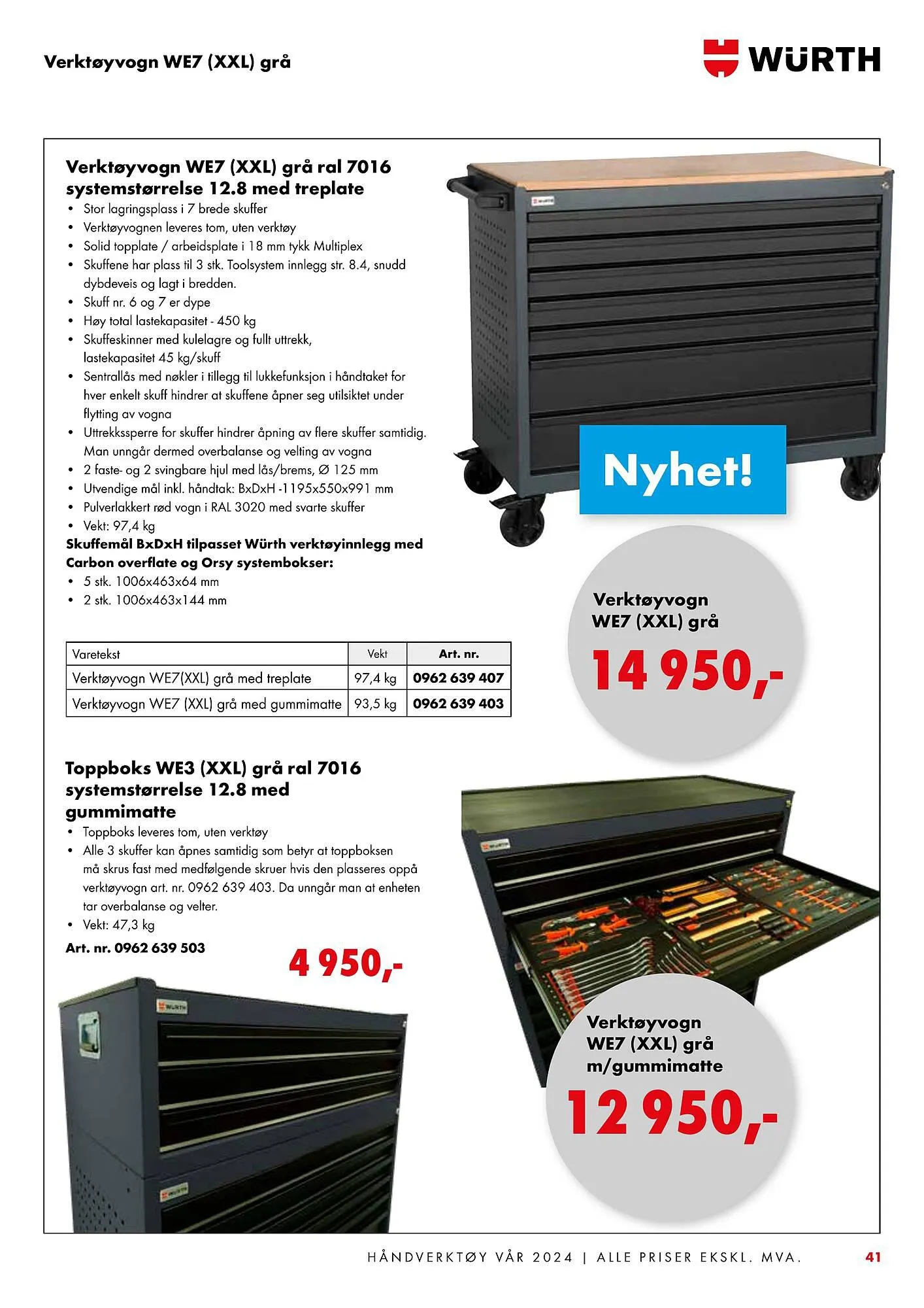 Würth Kundeavis fra 5. februar til 2. juni 2024 - kundeavisside 41