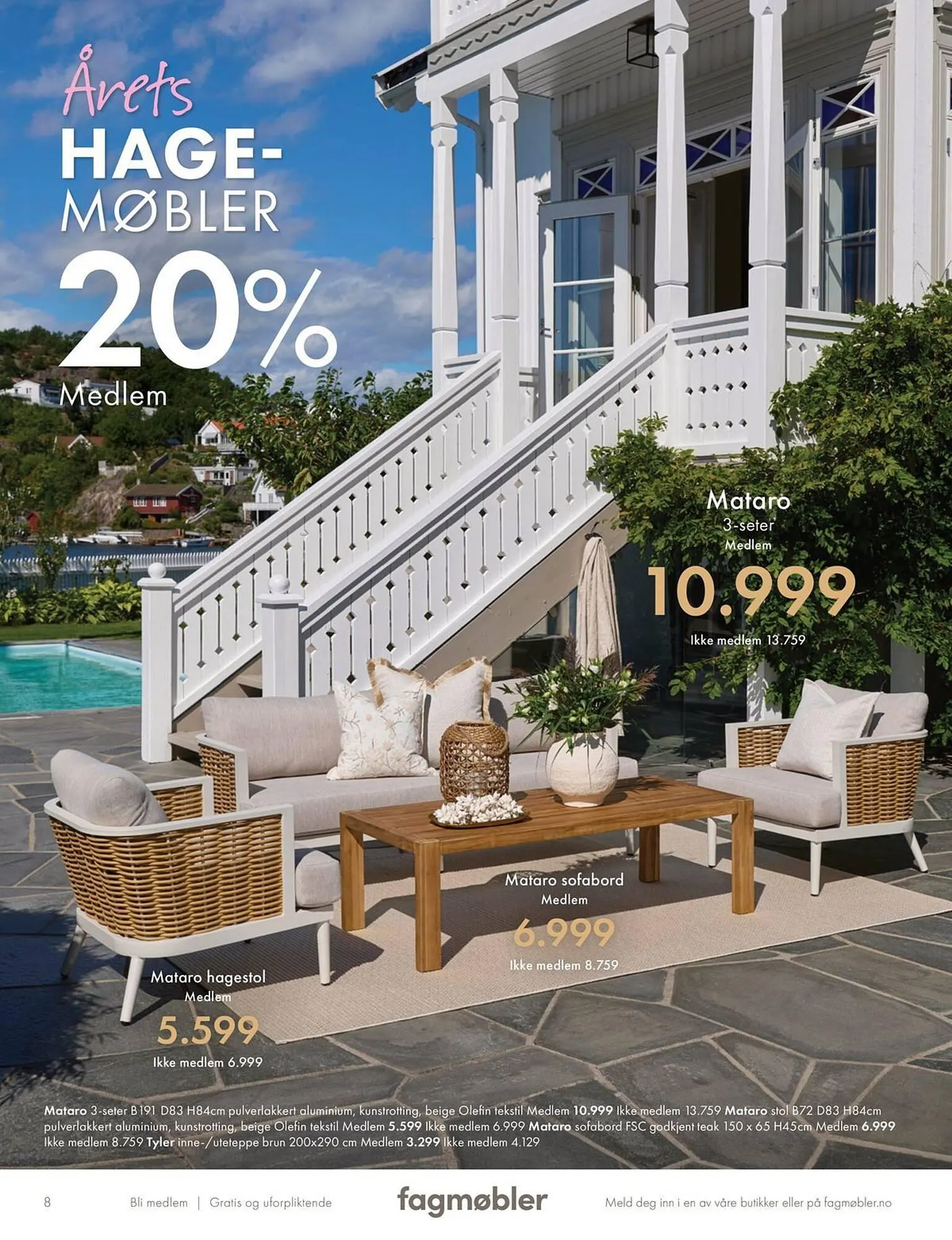 Fagmøbler kundeavis fra 1. mars til 14. mars 2026 - kundeavisside 8