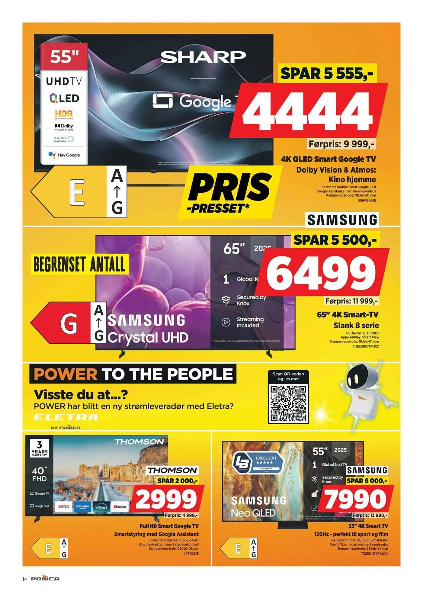 POWER kundeavis fra 23. februar til 2. mars 2026 - kundeavisside 14