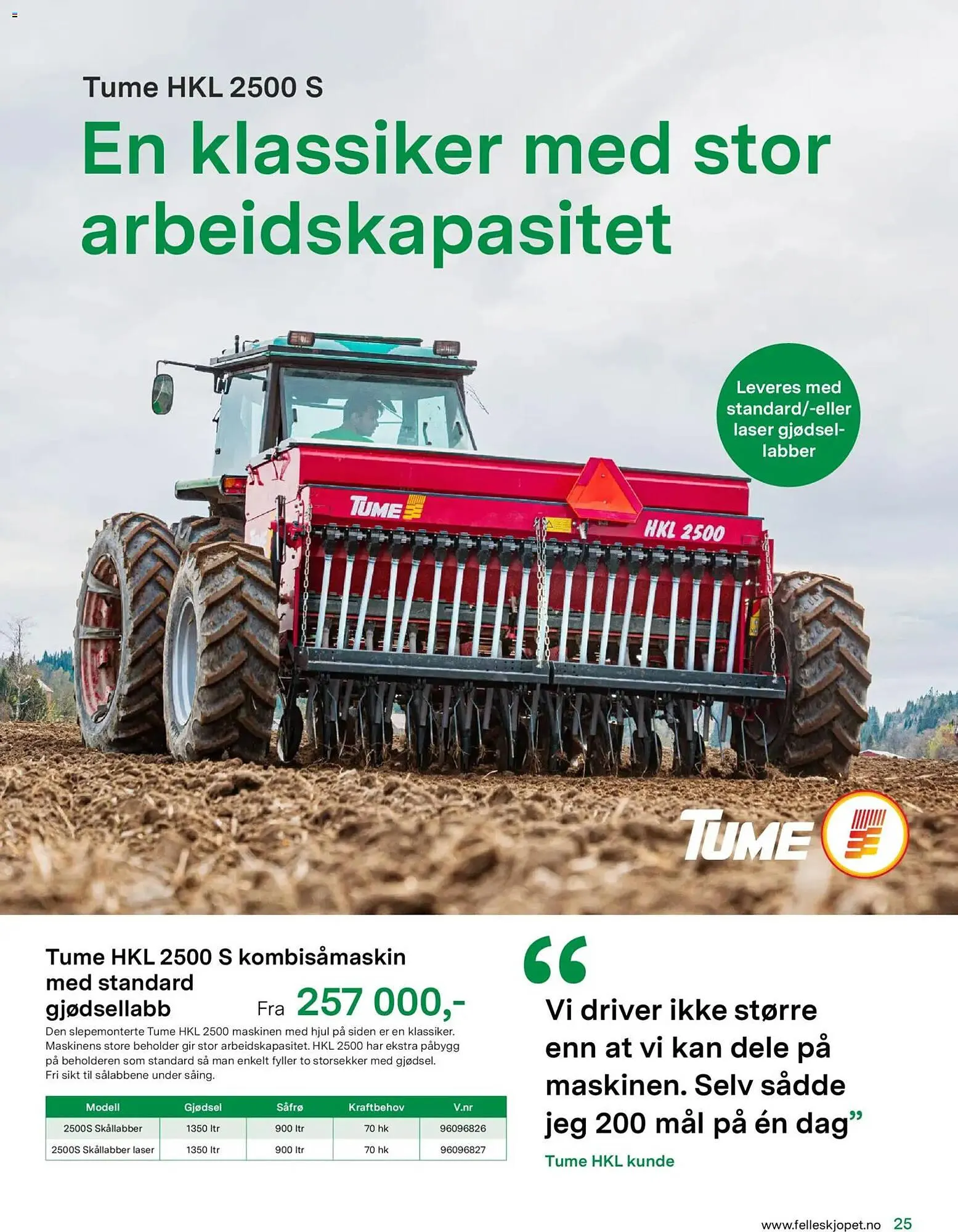 Felleskjøpet kundeavis fra 18. mars til 31. desember 2026 - kundeavisside 25