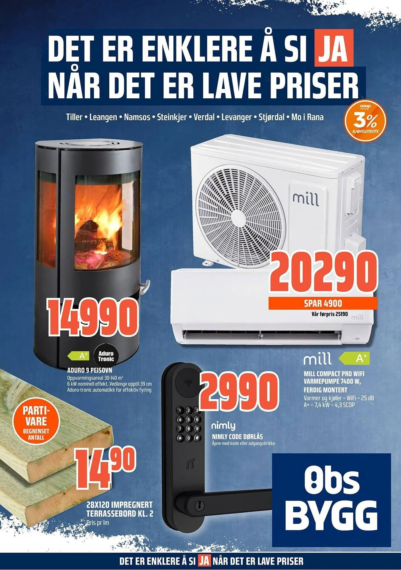 Obs Bygg kundeavis fra 22. mars til 5. april 2026 - kundeavisside 1