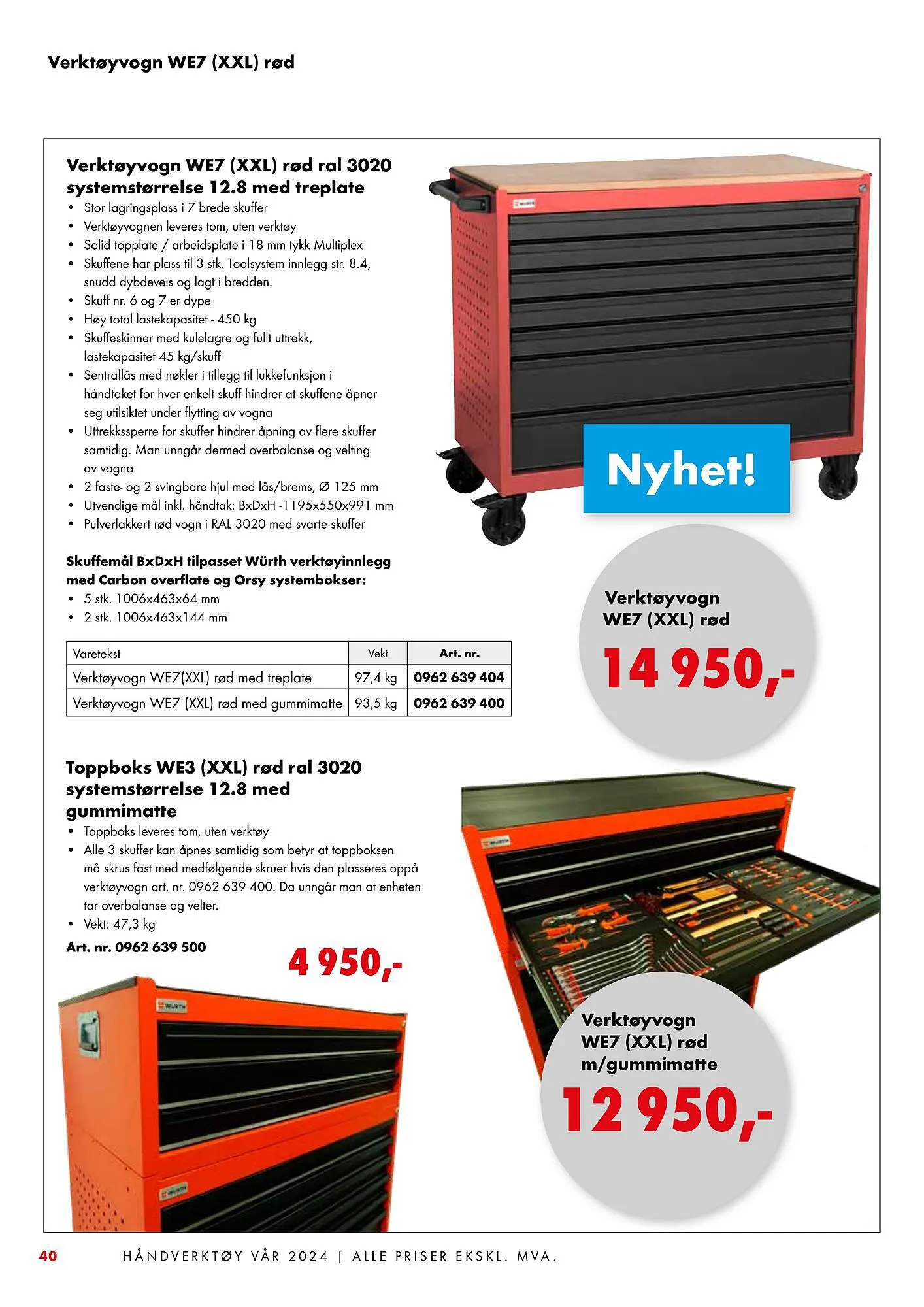 Würth Kundeavis fra 5. februar til 2. juni 2024 - kundeavisside 40