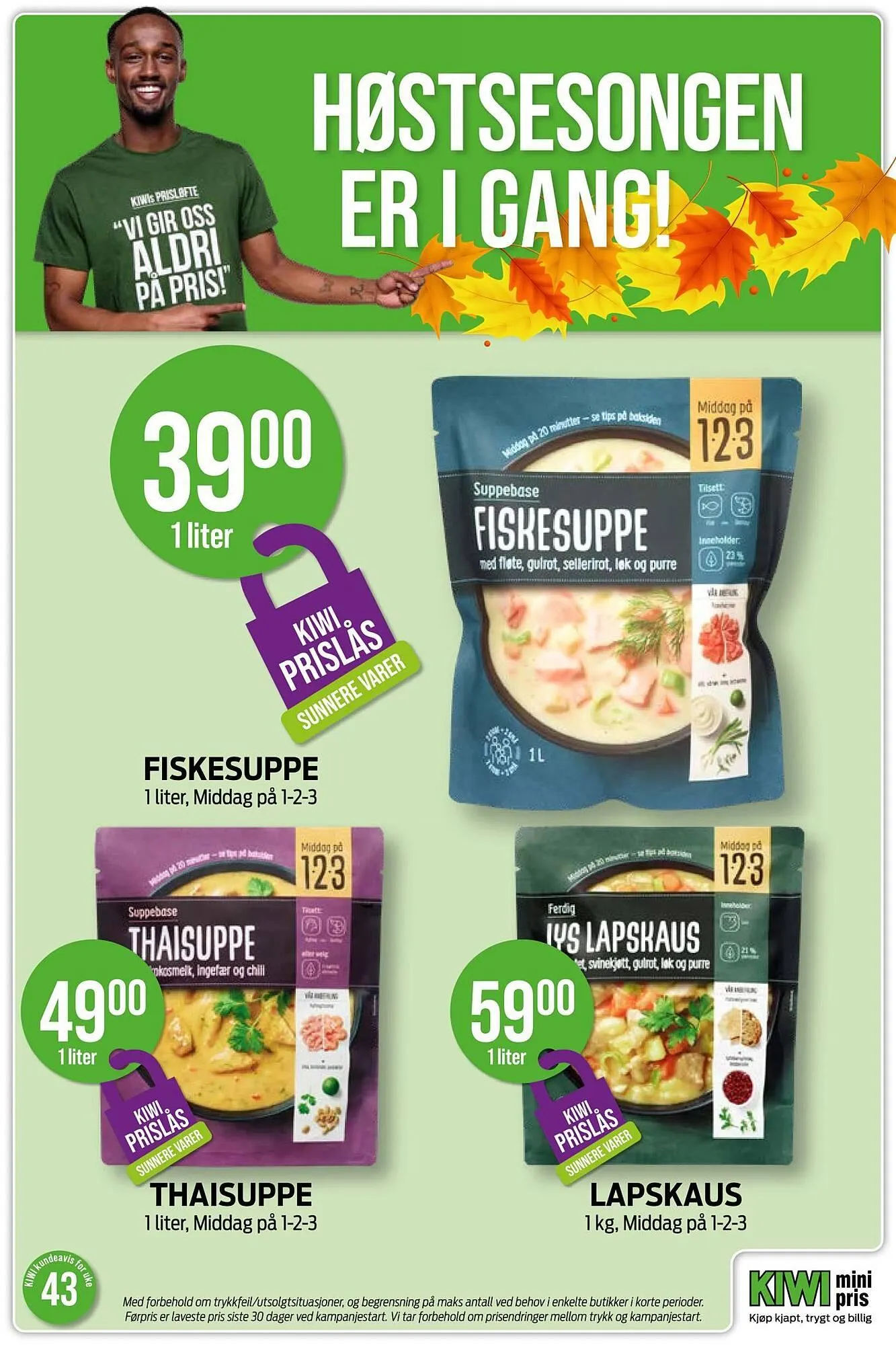 Kiwi kundeavis fra 20. oktober til 26. oktober 2025 - kundeavisside 12