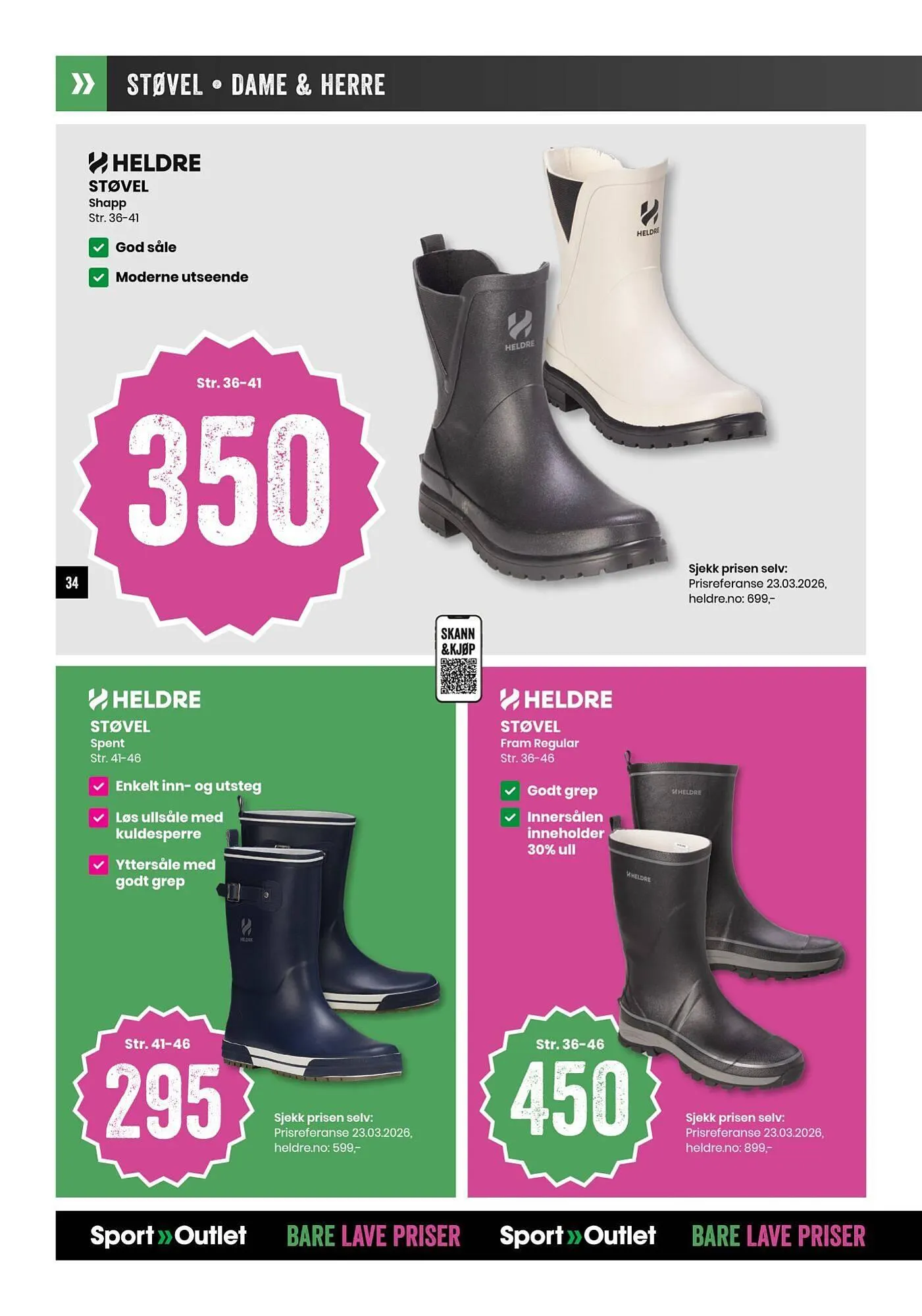 Sport Outlet kundeavis fra 14. april til 4. mai 2026 - kundeavisside 34