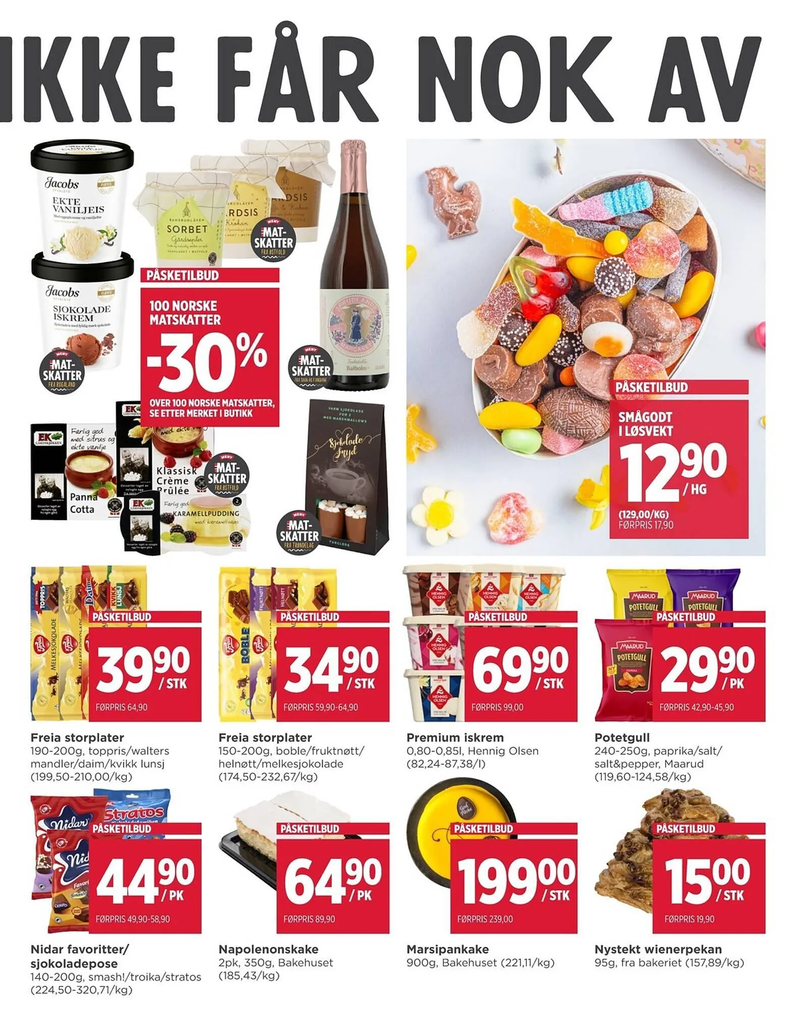 Meny kundeavis fra 23. mars til 4. april 2026 - kundeavisside 11