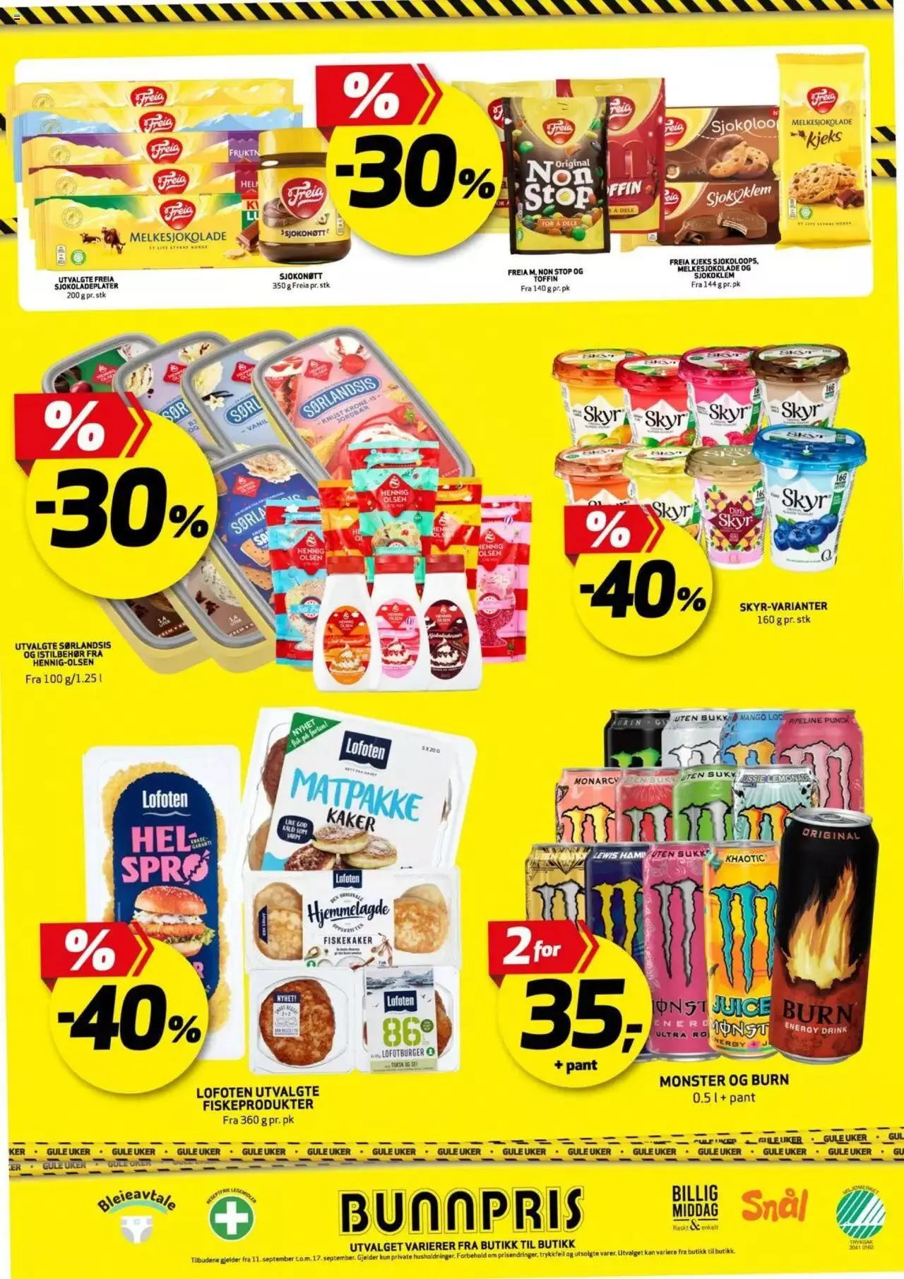 Bunnpris kundeavis fra 11. september til 17. september 2023 - kundeavisside 12