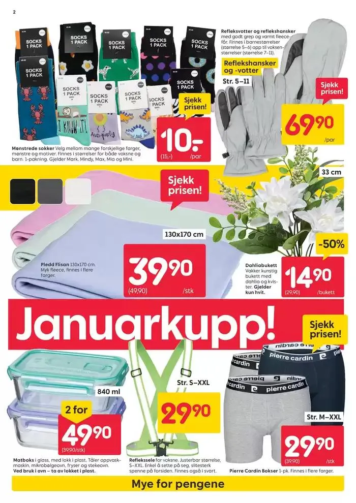 Rusta Kundeavis fra 30. desember til 13. januar 2025 - kundeavisside 2